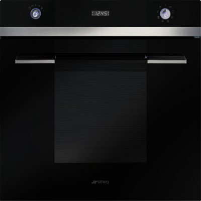 Smeg SFP109N 60cm Built In Linea Pyrolytic Multifunction Maxi Oven in Black